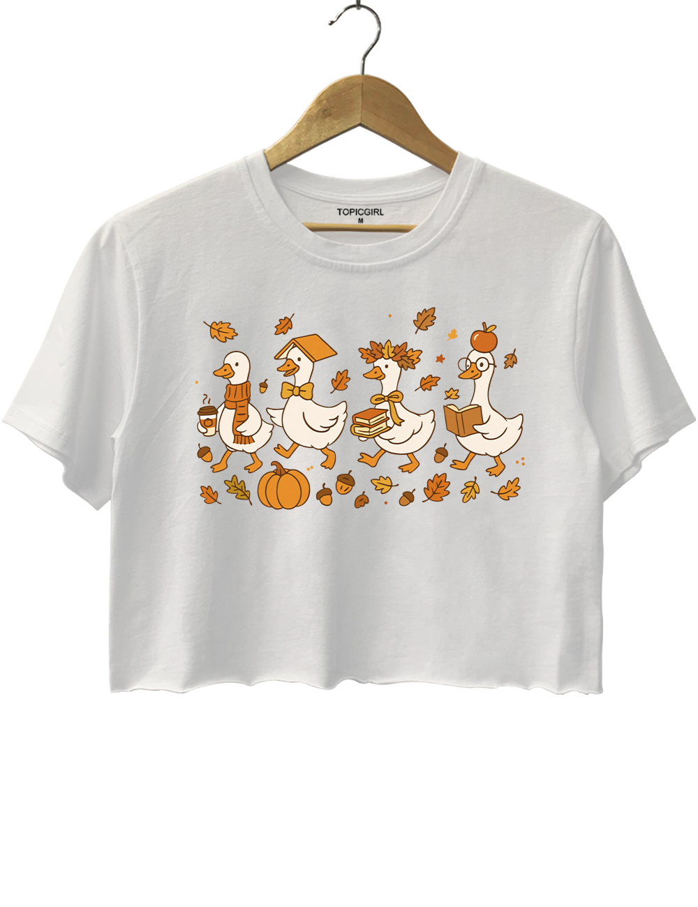 Fall Goose Crop Top