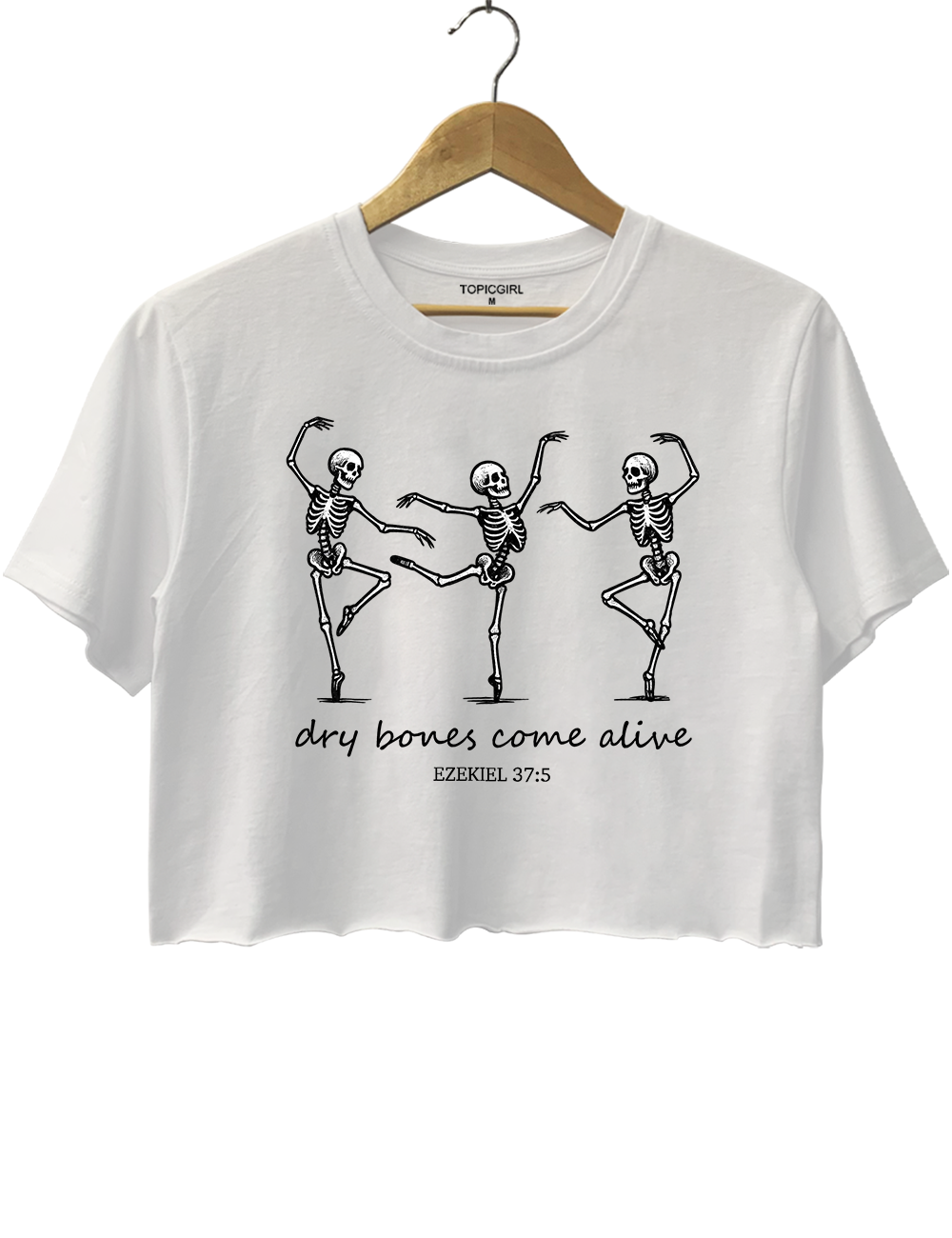 Dry Bones Come Alive Crop Top