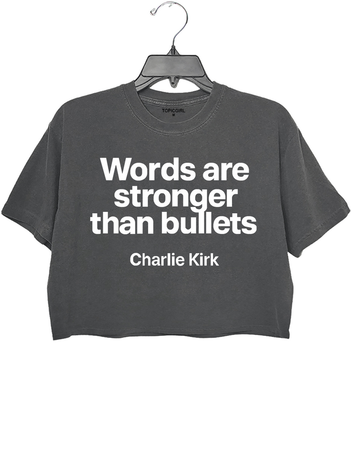 Words Are Stronger Than Bullets Charlie kirk