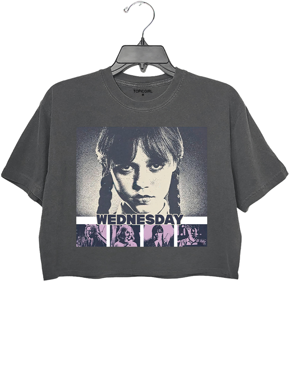 Wednesday Addams Season 2 Retro Gothic Crop Top
