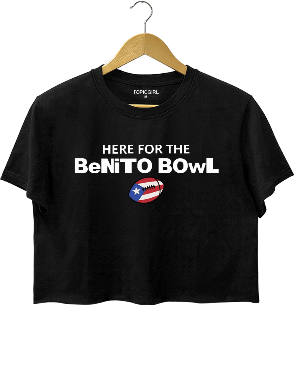 Here For The Benito Bowl Bad Bunny Crop Top