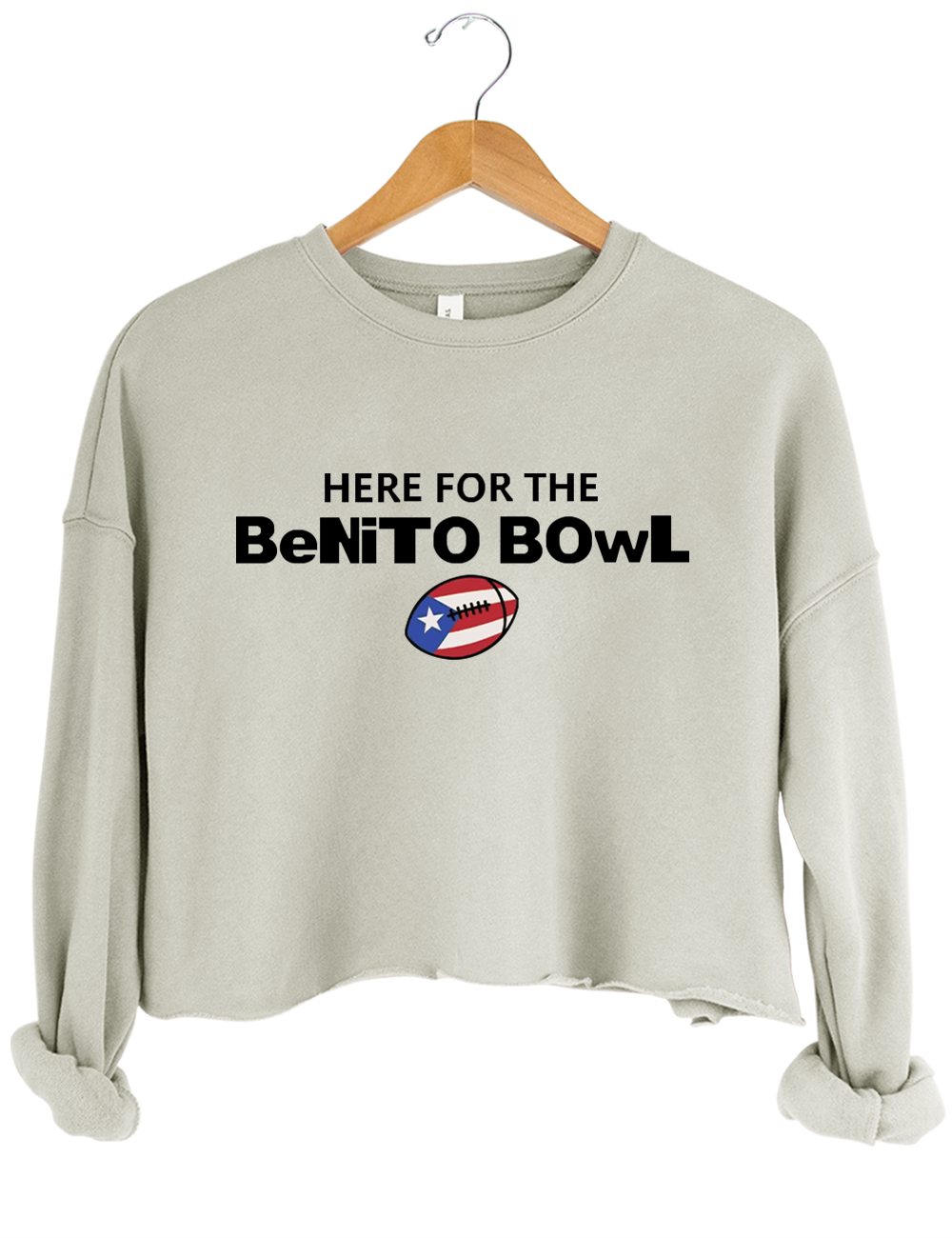 Here For The Benito Bowl Bad Bunny Crop Top