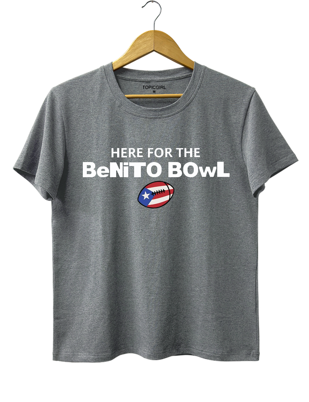 Here For The Benito Bowl Bad Bunny Crop Top