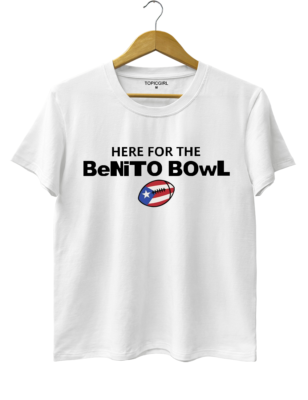 Here For The Benito Bowl Bad Bunny Crop Top