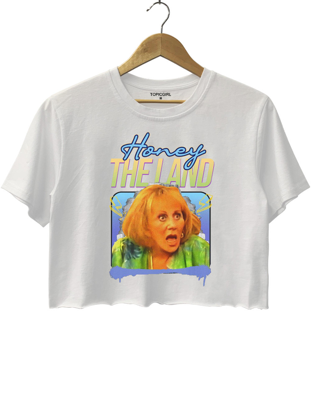 Honey, The Land! Sylvia Browne Crop Top