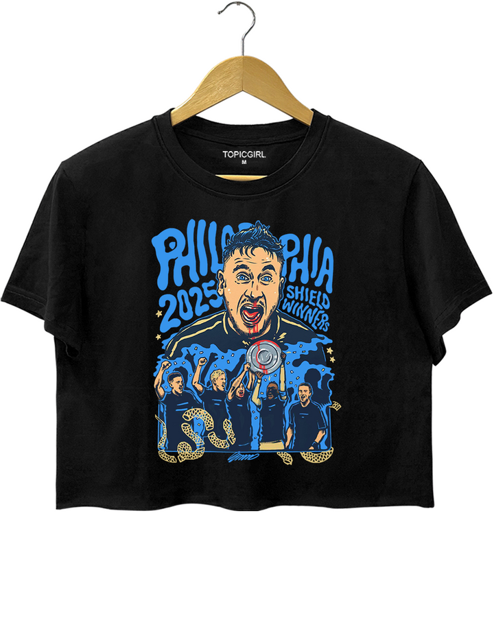 Philadelphia Soccer Winners Crop Top