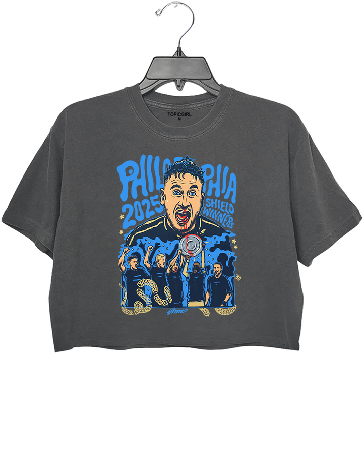 Philadelphia Soccer Winners Crop Top