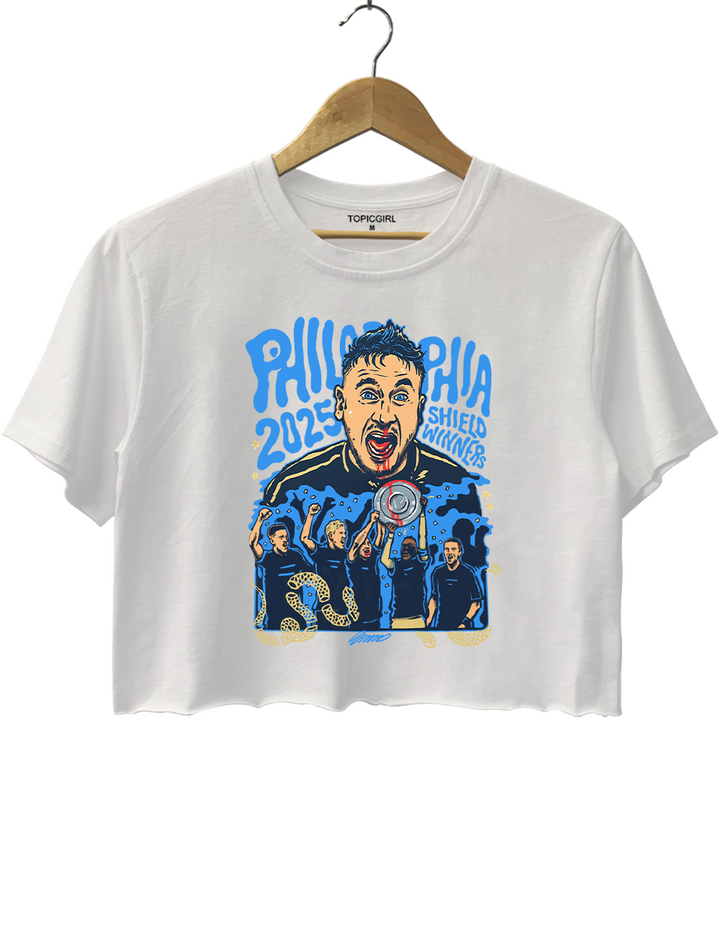 Philadelphia Soccer Winners Crop Top