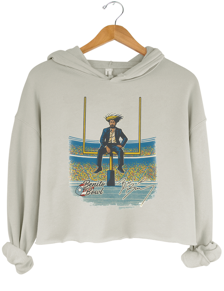 Vintage Benito Bowl Bad Bunny SuperBowl Crop Top