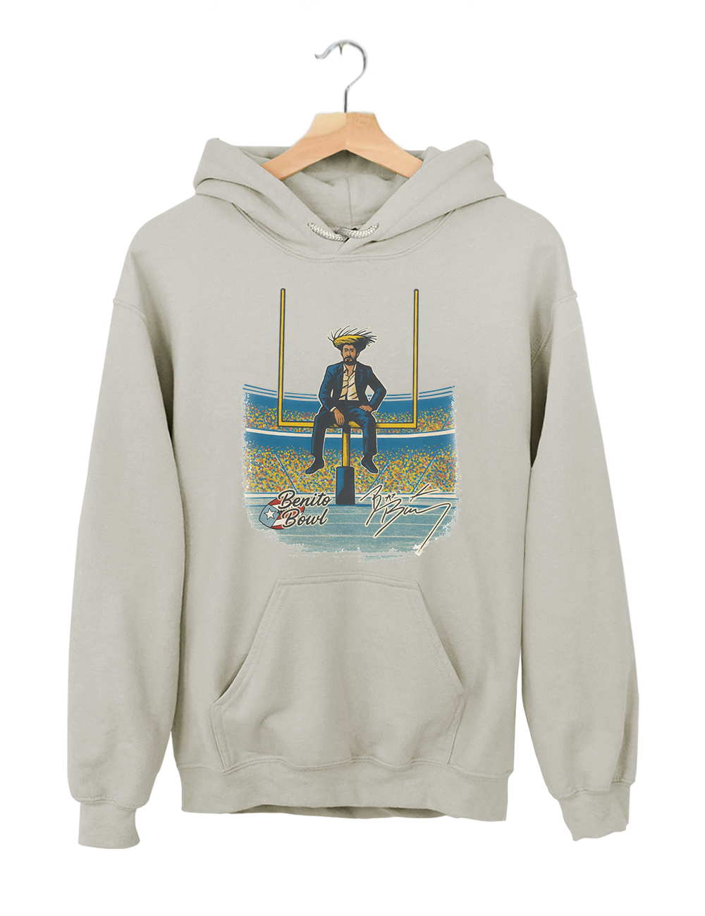 Vintage Benito Bowl Bad Bunny SuperBowl Crop Top