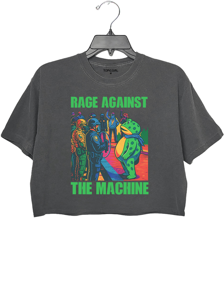 Portland Frog Anti-ICE Crop Top