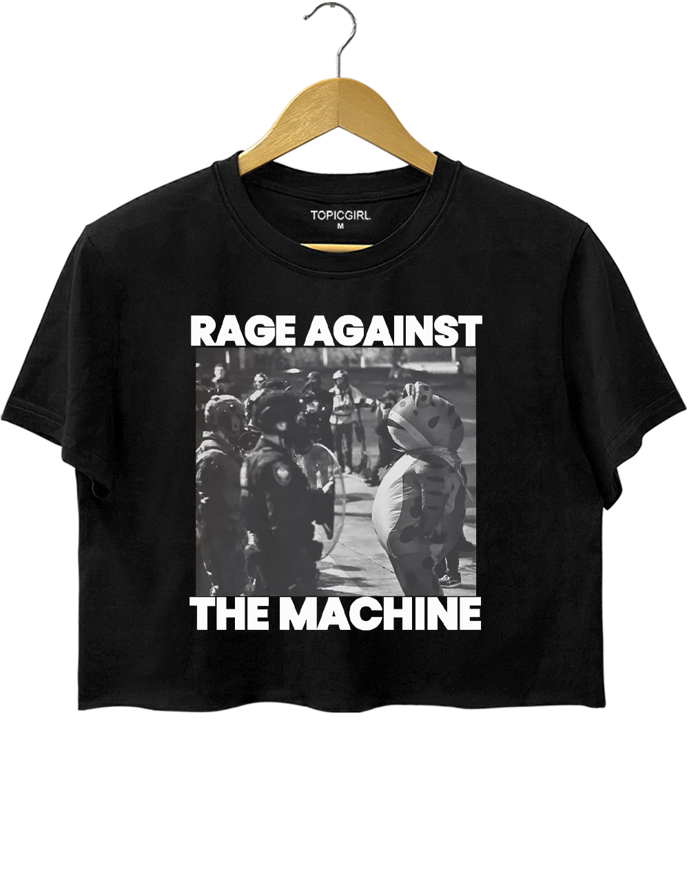 Rage Against The Machine Portland Frog Crop Top