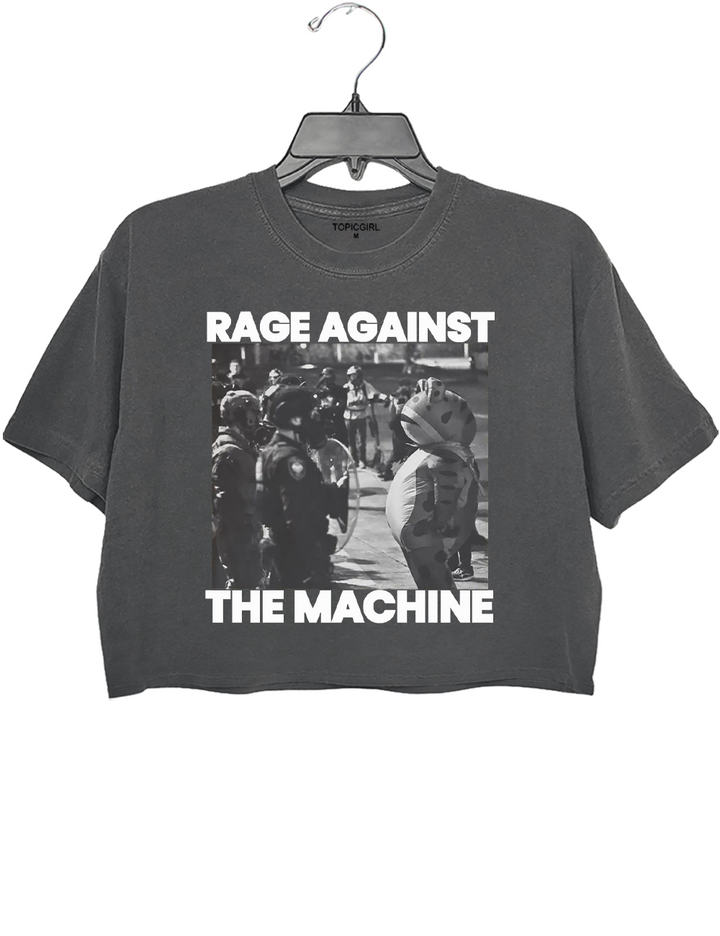 Rage Against The Machine Portland Frog Crop Top