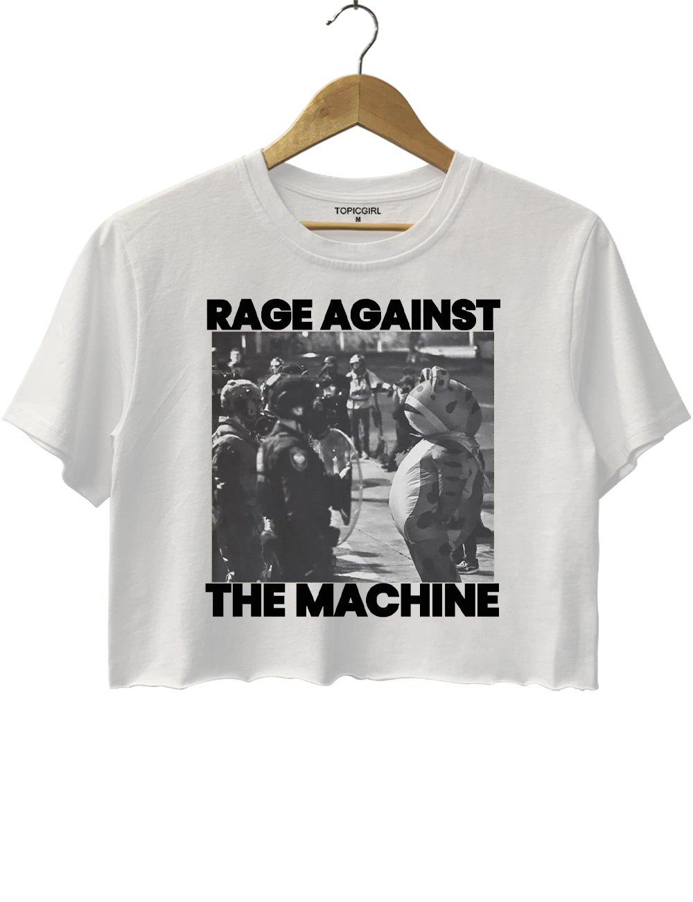 Rage Against The Machine Portland Frog Crop Top