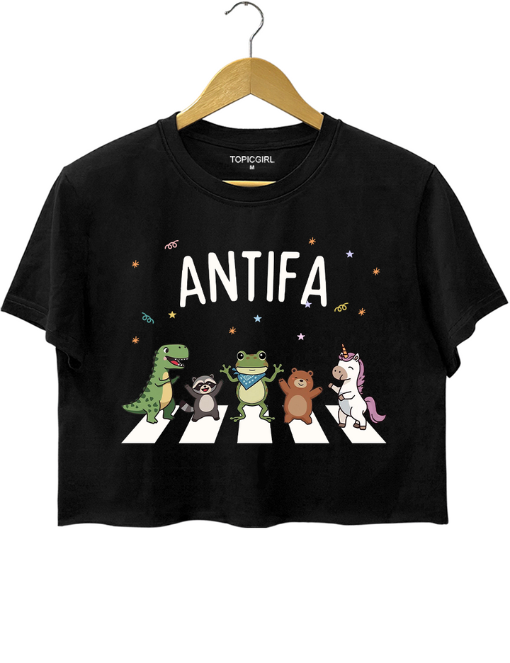 Portland Frog Crop Top