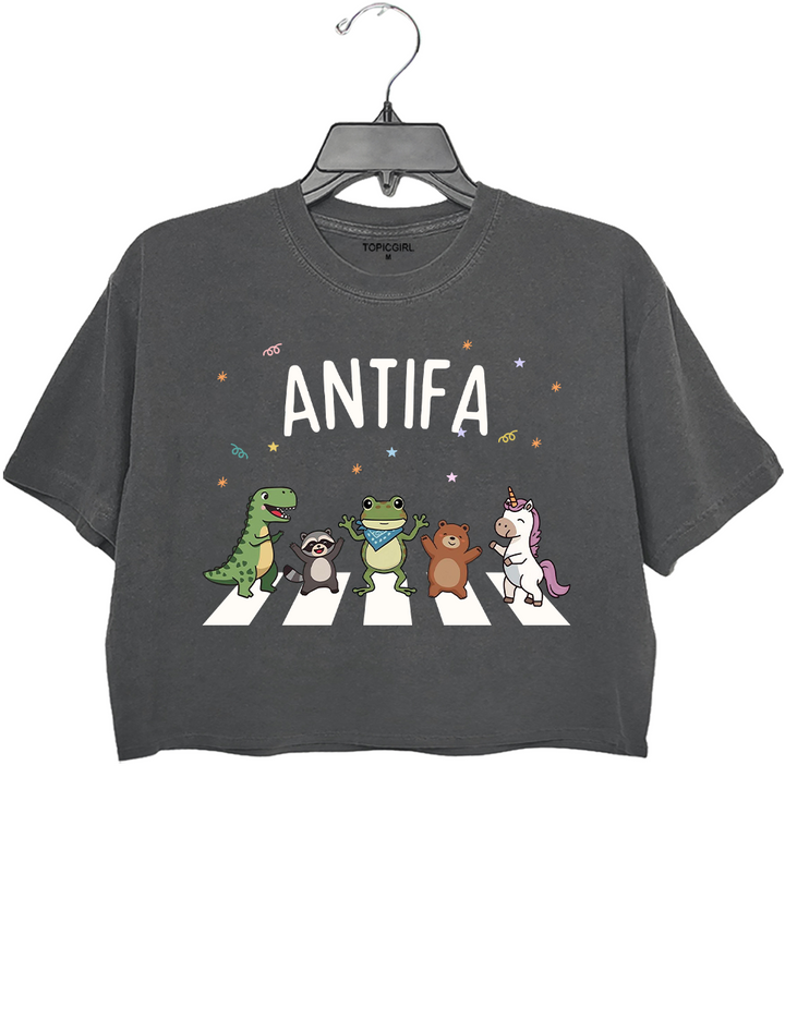 Portland Frog Crop Top