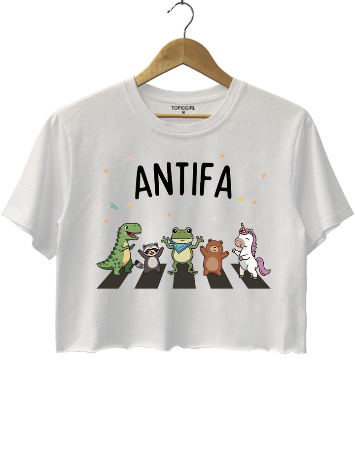 Portland Frog Crop Top