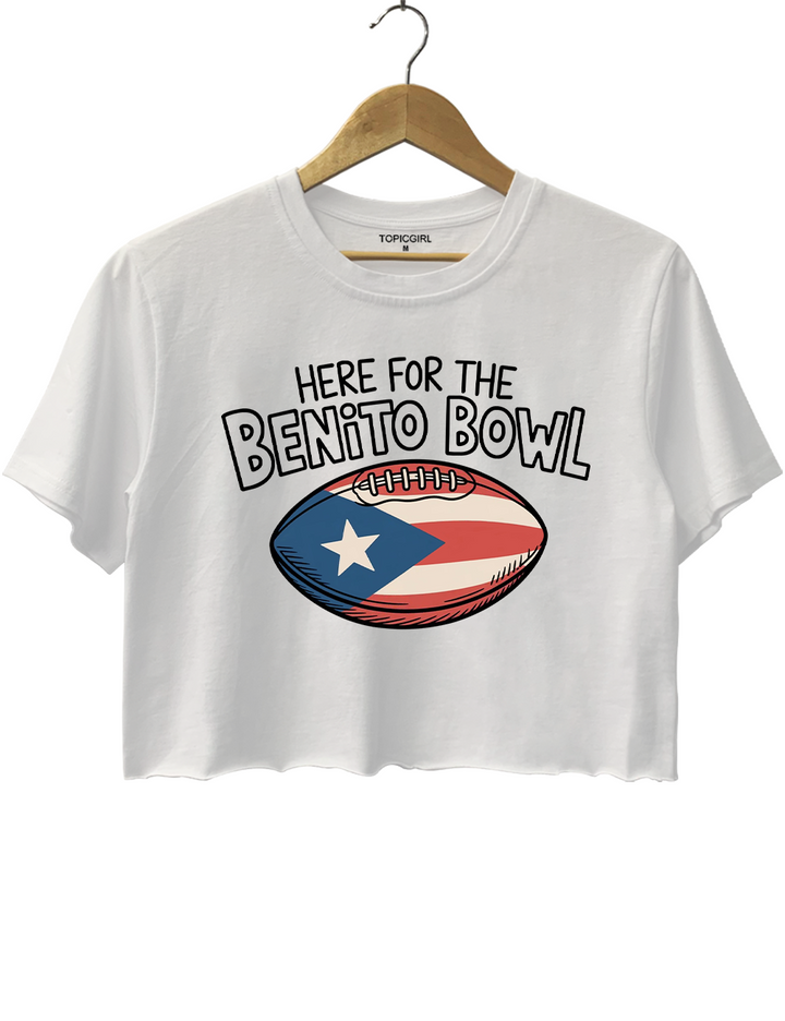 Here for the Benito Bowl Crop Top