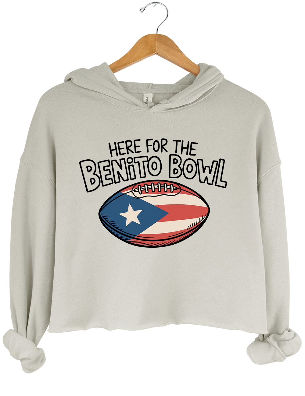 Here for the Benito Bowl Crop Hoodie
