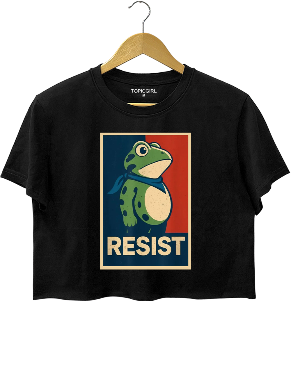 Portland Frog Crop Top