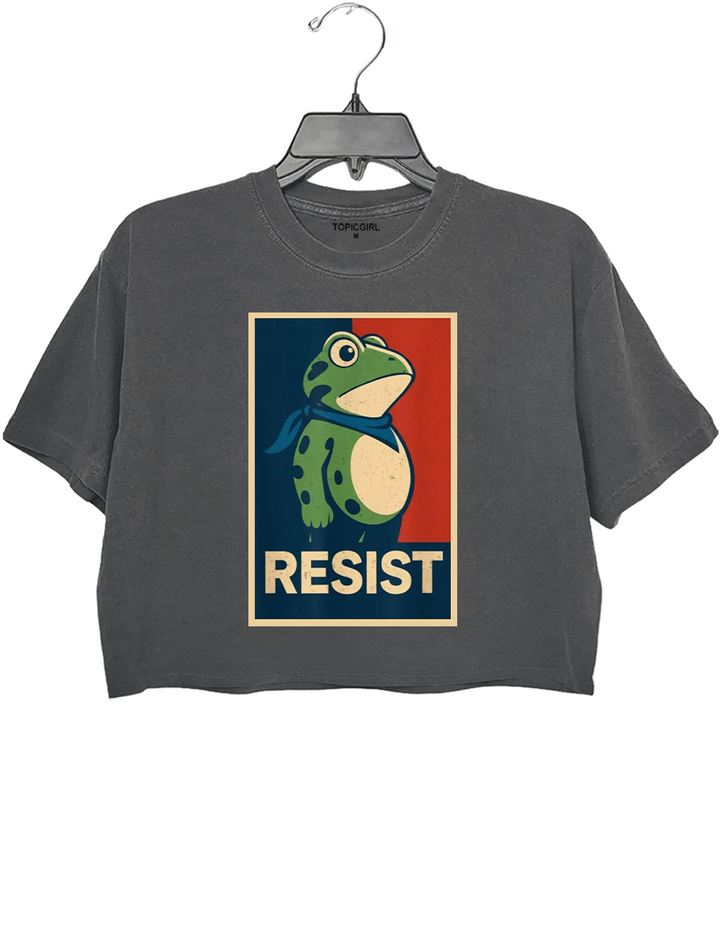 Portland Frog Crop Top