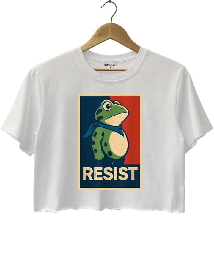 Portland Frog Crop Top