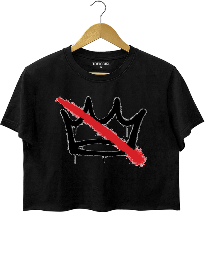 Crown No Kings Crop Top