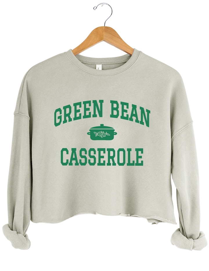Green Bean Casserole Funny Thanksgiving Crop Top