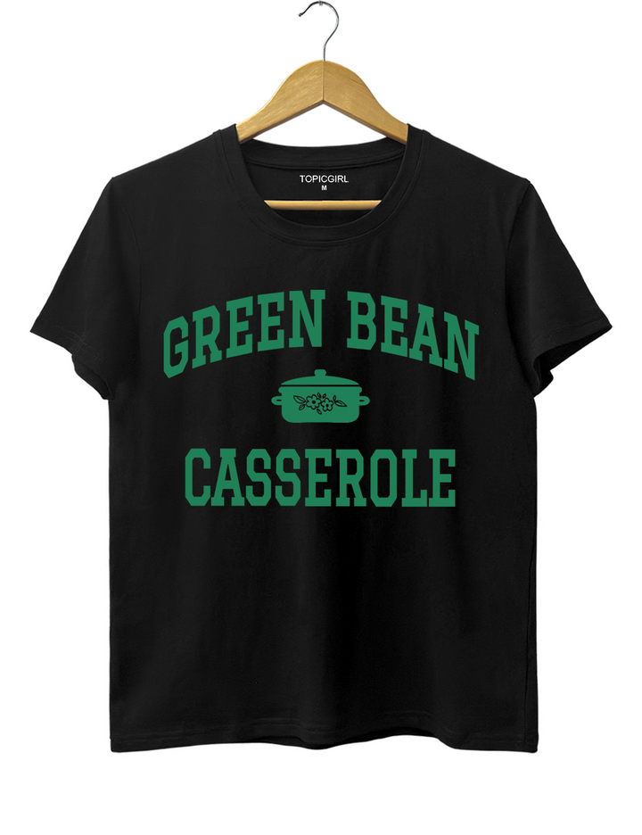 Green Bean Casserole Funny Thanksgiving Crop Top