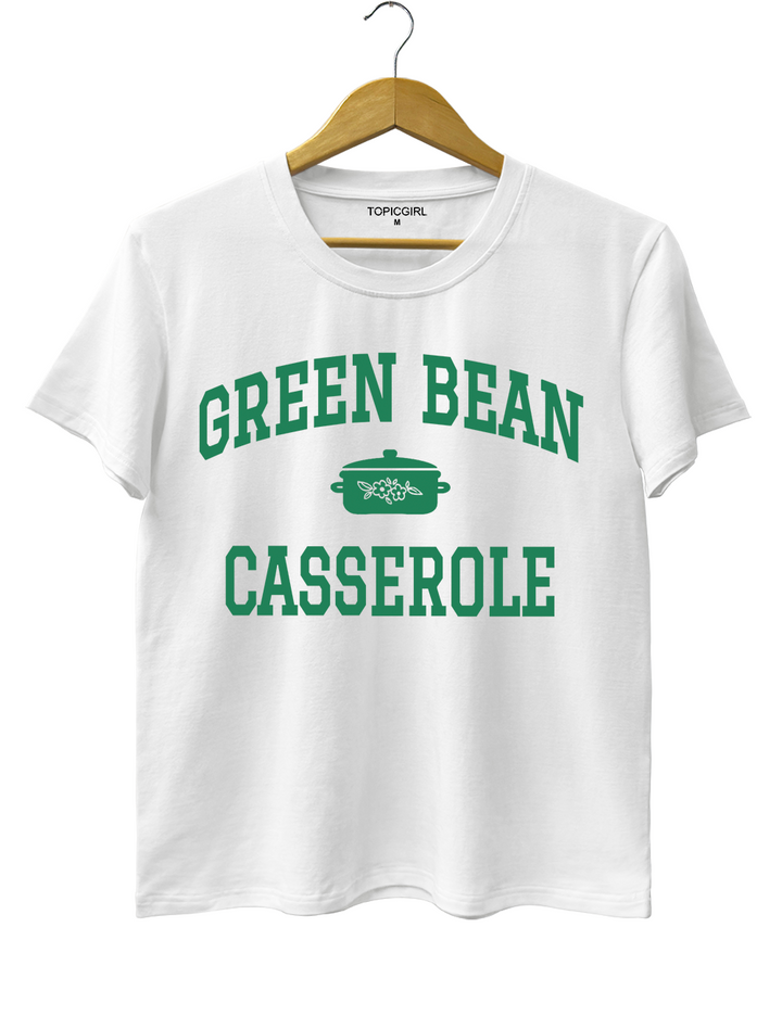 Green Bean Casserole Funny Thanksgiving Crop Top