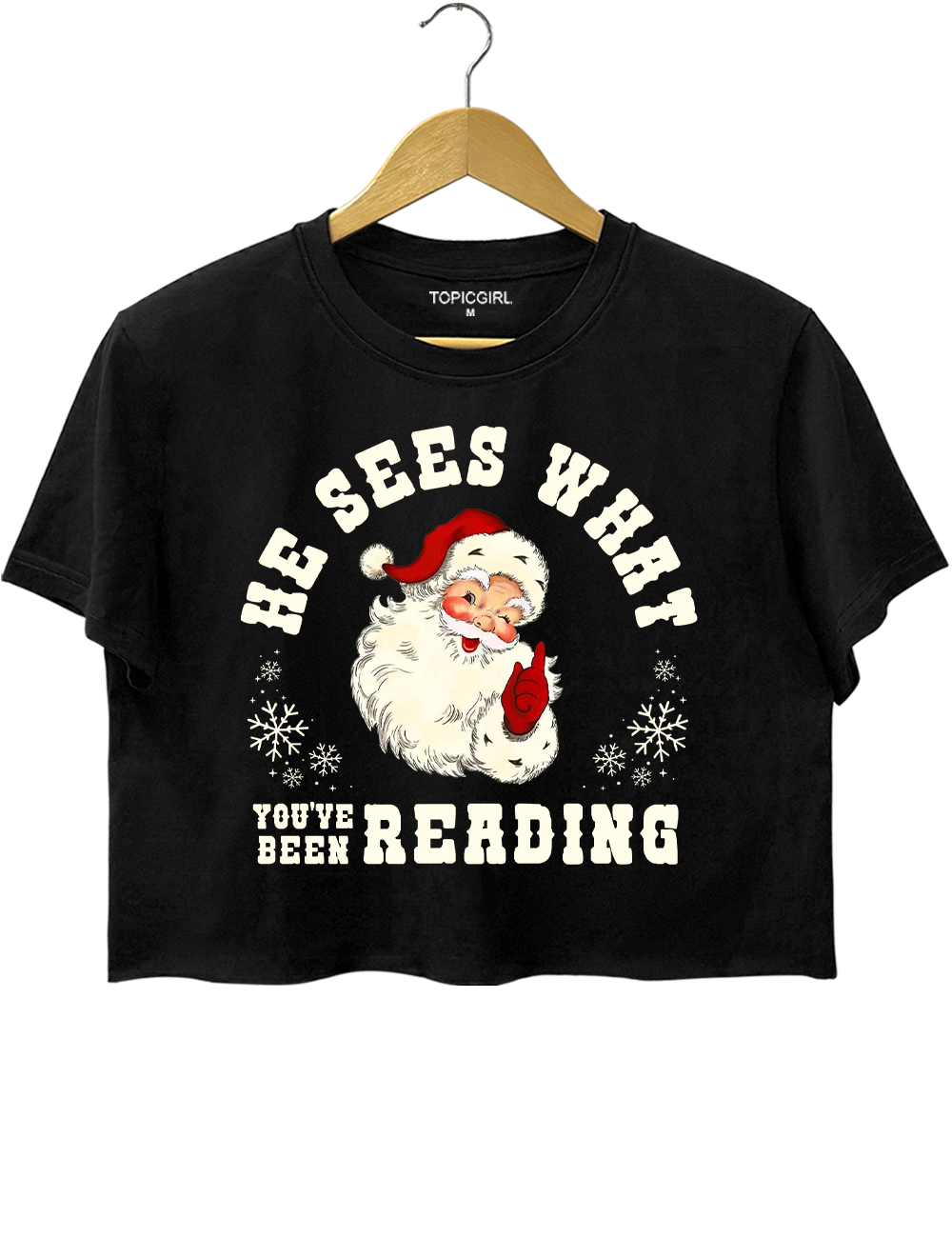 He Sees What You've Been Reading Santa