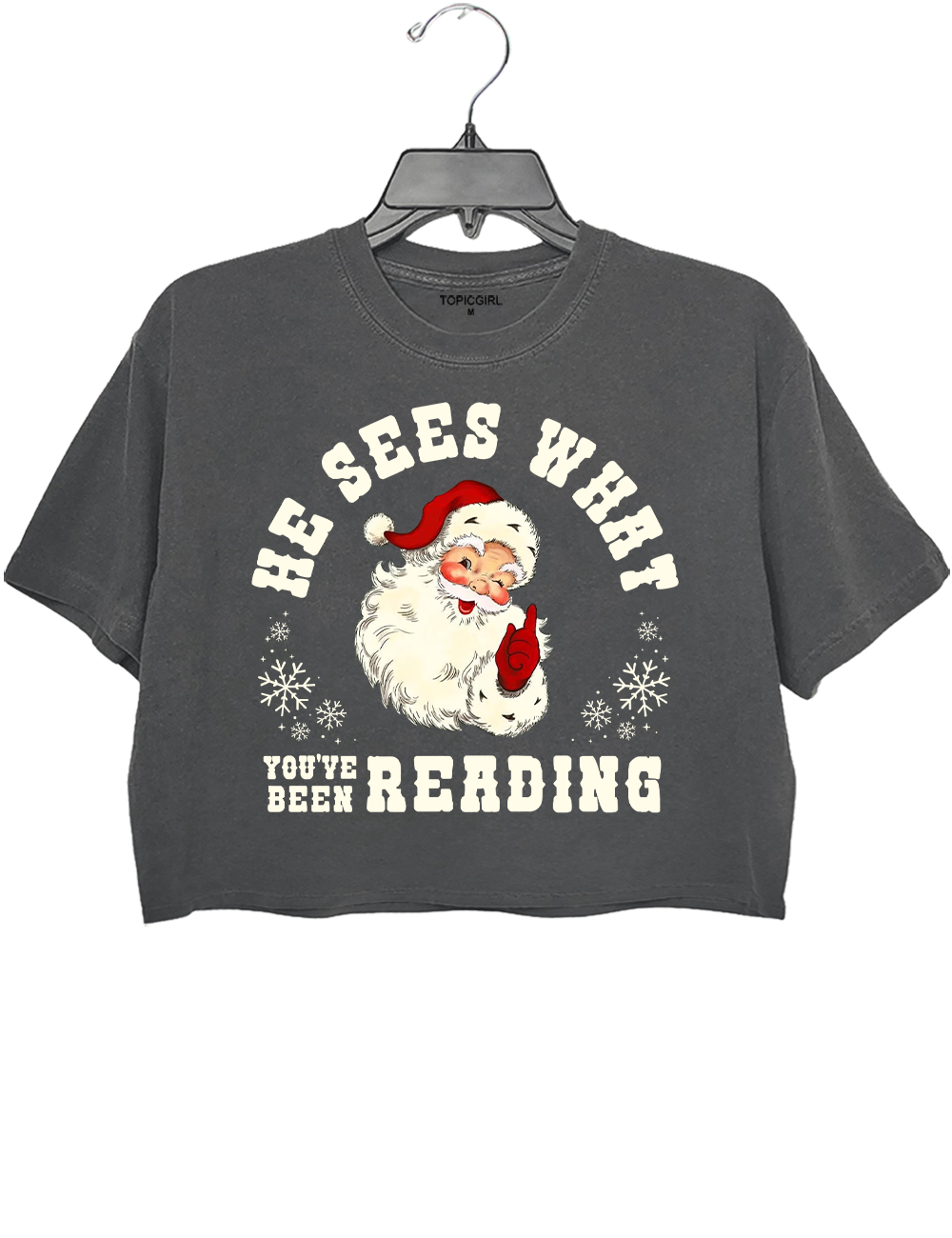 He Sees What You've Been Reading Santa