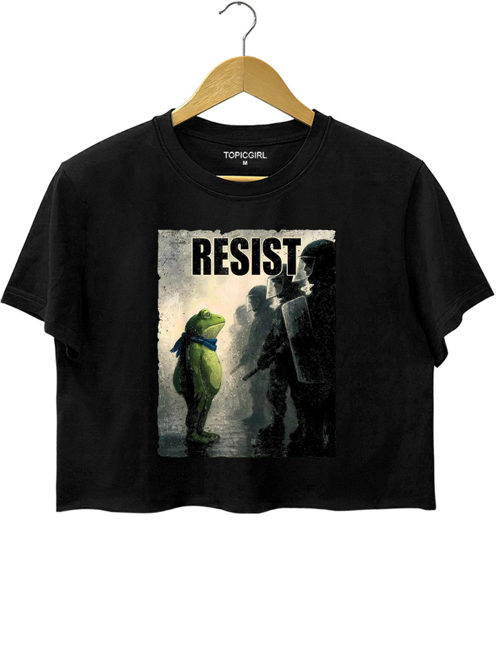 Portland Frog Crop Top