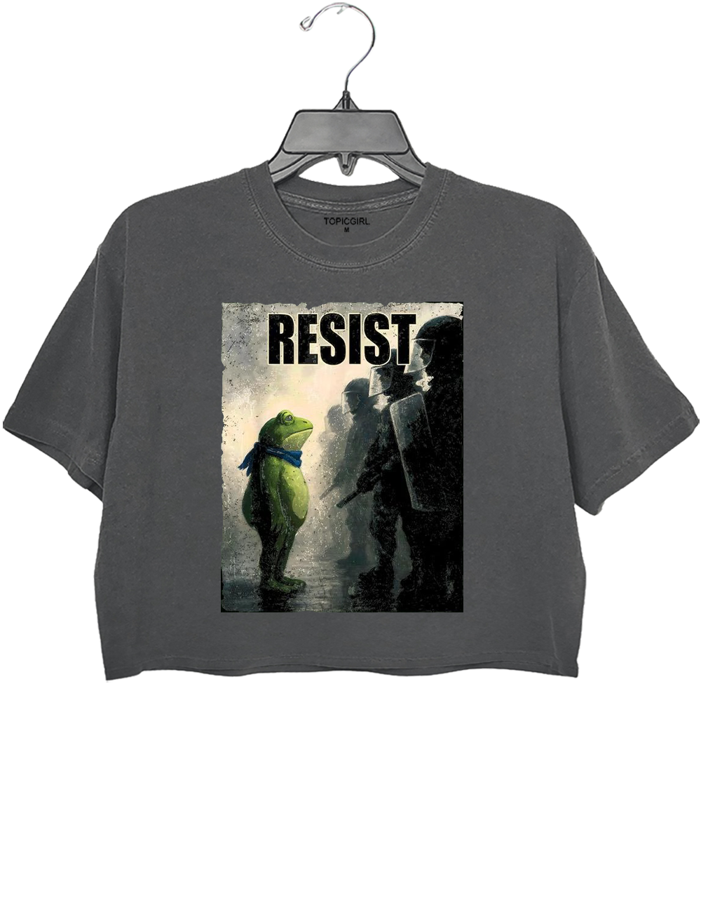 Portland Frog Crop Top