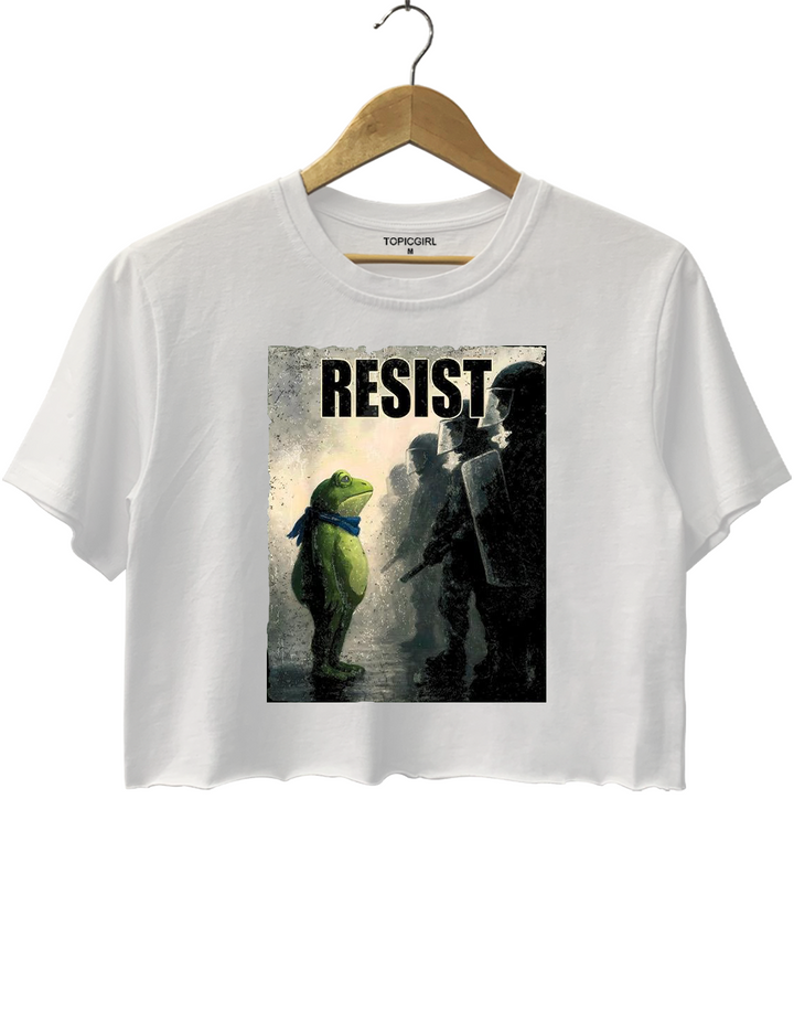 Portland Frog Crop Top