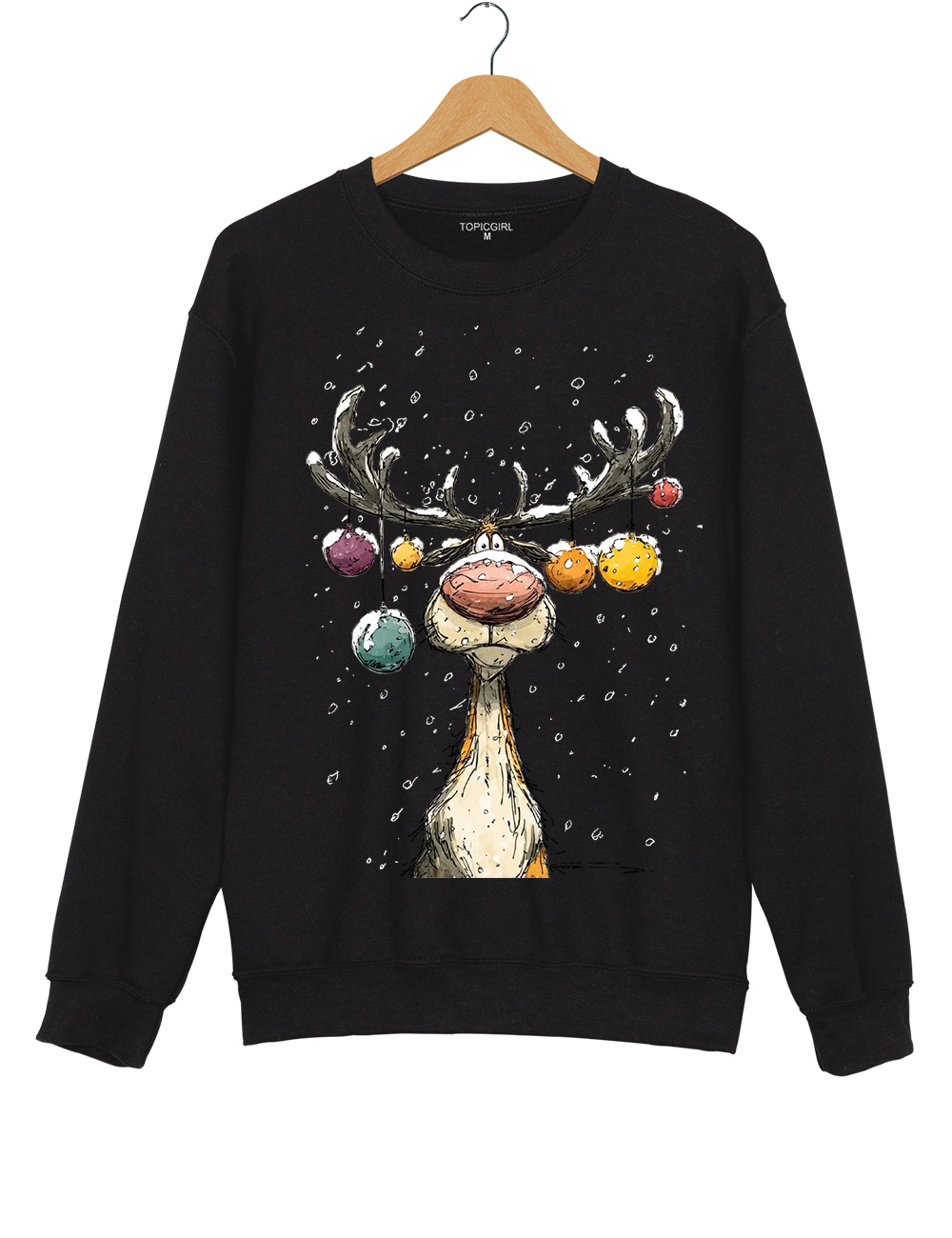 Vintage Reindeer Cute Christmas Sweatshirt
