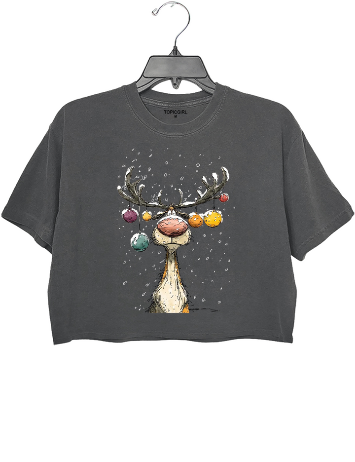 Vintage Reindeer Cute Christmas