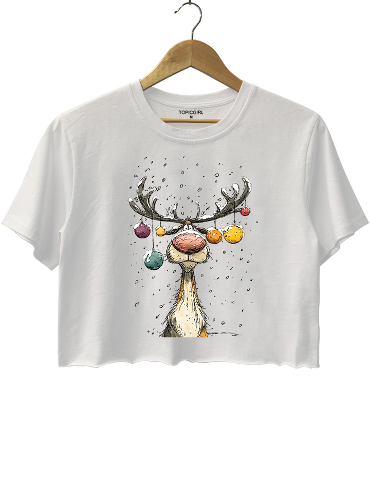 Vintage Reindeer Cute Christmas