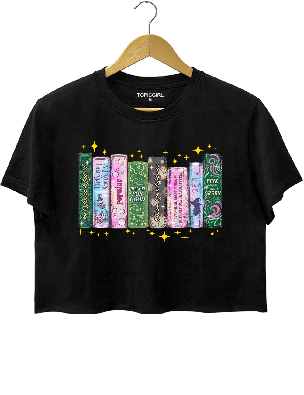 Wicked Changed For Good Book Crop Top