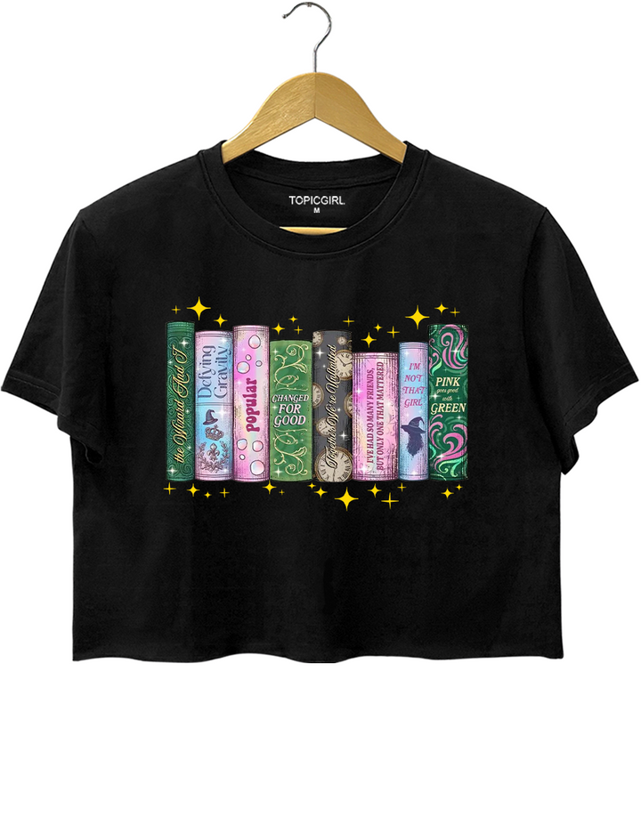 Wicked Changed For Good Book Crop Top