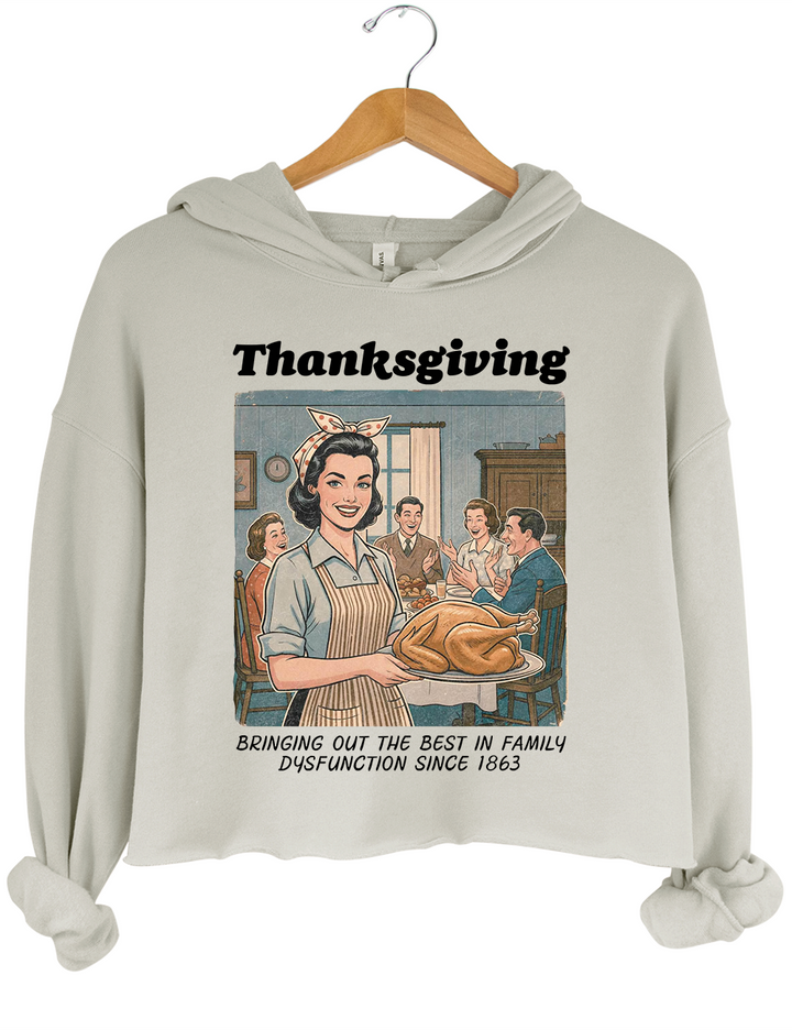 Bringing Out The Best In Family Dysfunction Since 1863 Crop Top