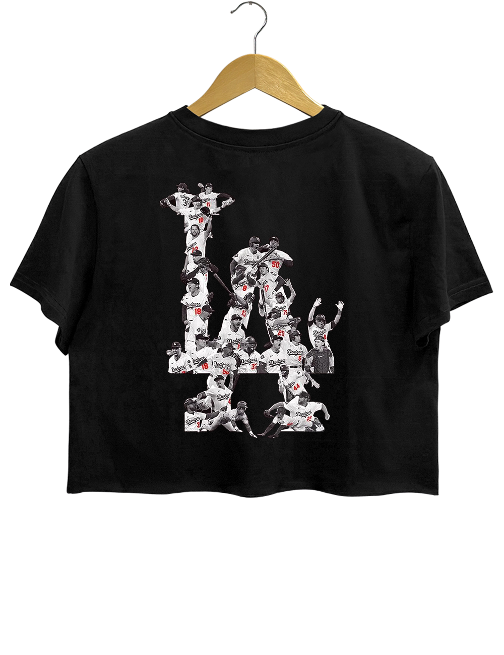 La Baseball Back to Back Champs Crop Top