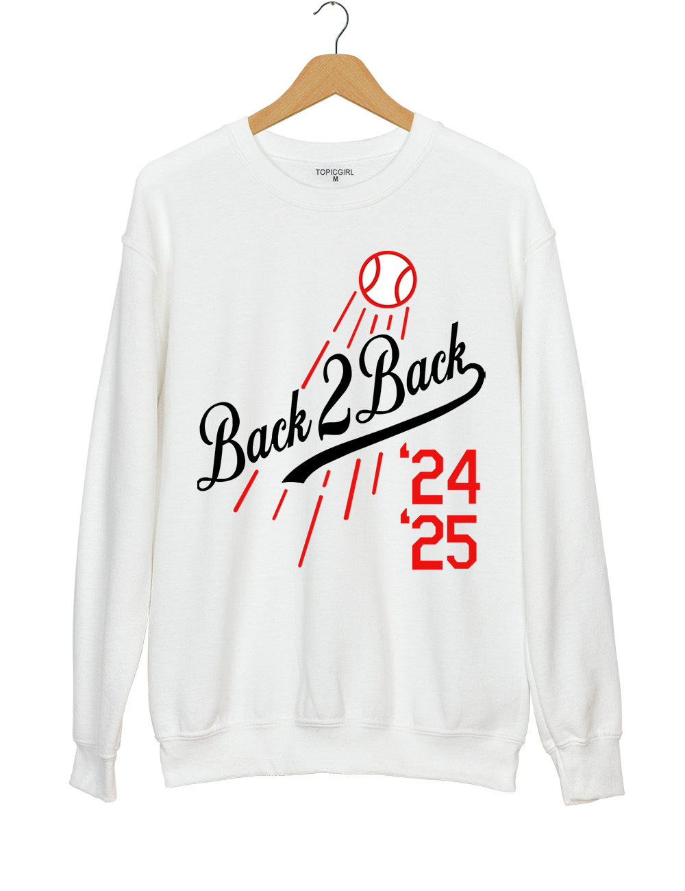 La Baseball Back to Back Champs Sweatshirt