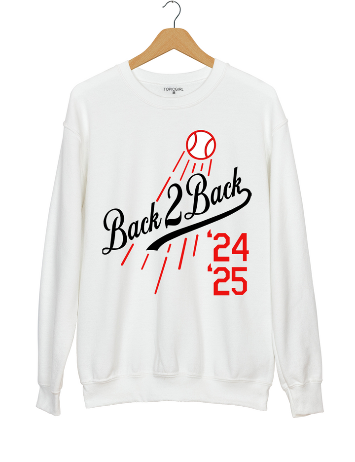 La Baseball Back to Back Champs Sweatshirt