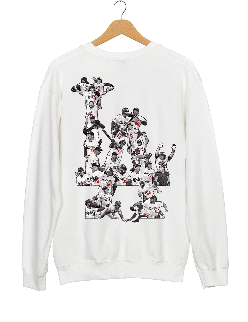 La Baseball Back to Back Champs Sweatshirt