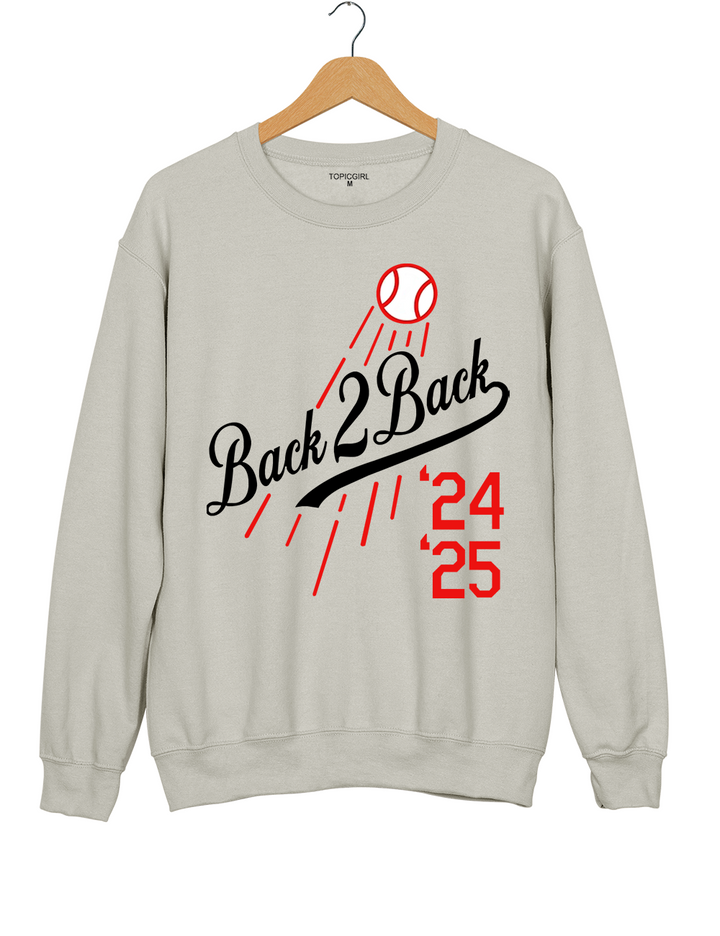La Baseball Back to Back Champs Sweatshirt