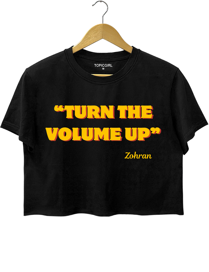 Turn the Volume Up Crop Top