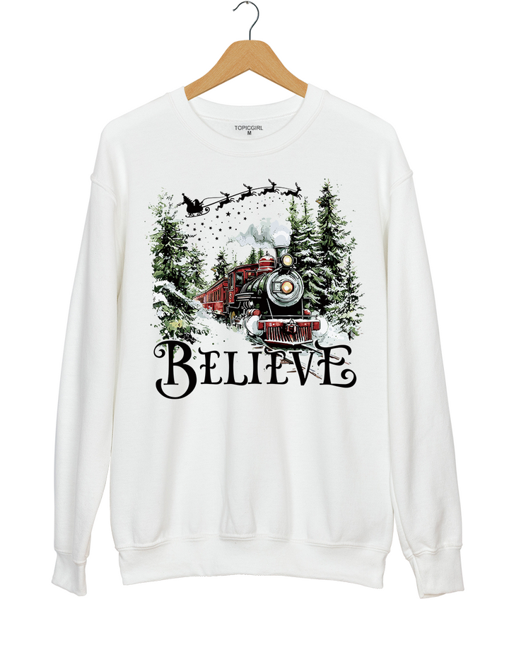 Polar Express Merry Christmas Sweatshirt