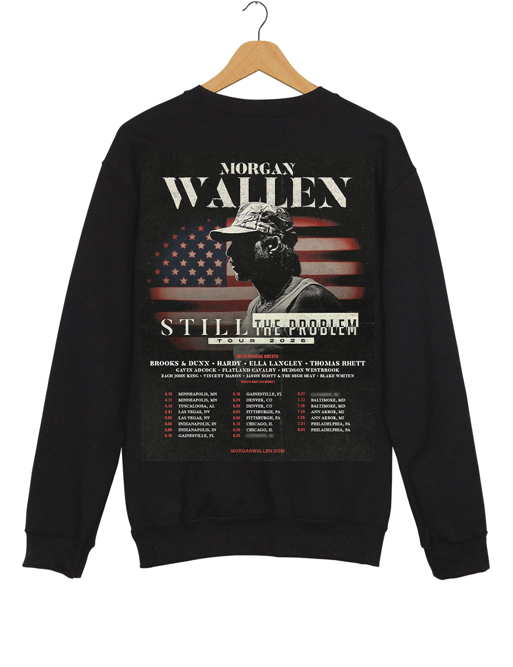 Morgan Wallen Still The Problem Tour 2026 Sweatshirt