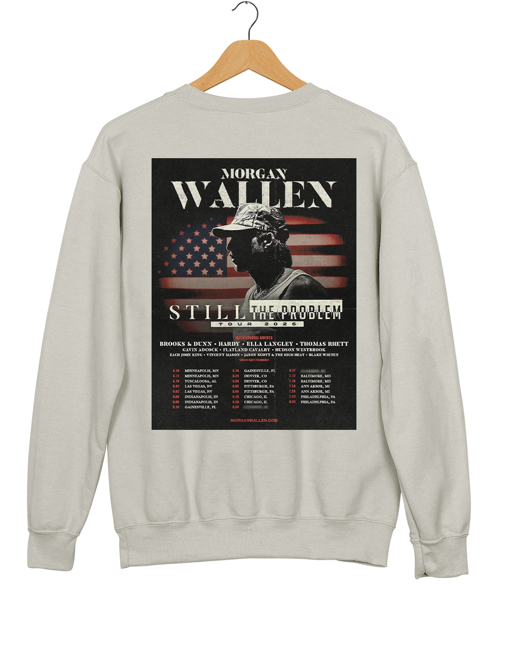 Morgan Wallen Still The Problem Tour 2026 Sweatshirt